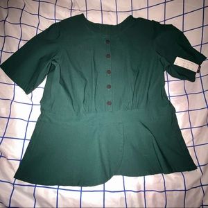 🌿Vintage Green Blouse🌿